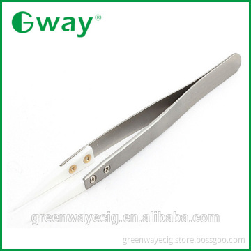 Wholesale ecig Ceramic Tweezers in stock Ceramic Tweezers for Ecig DIY Tool